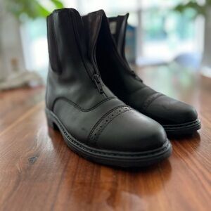 TuffRider Ladies Starter Front Zip Paddock Boots mocha